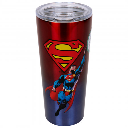 Superman Comic Art Stainless Steel Travel Mug